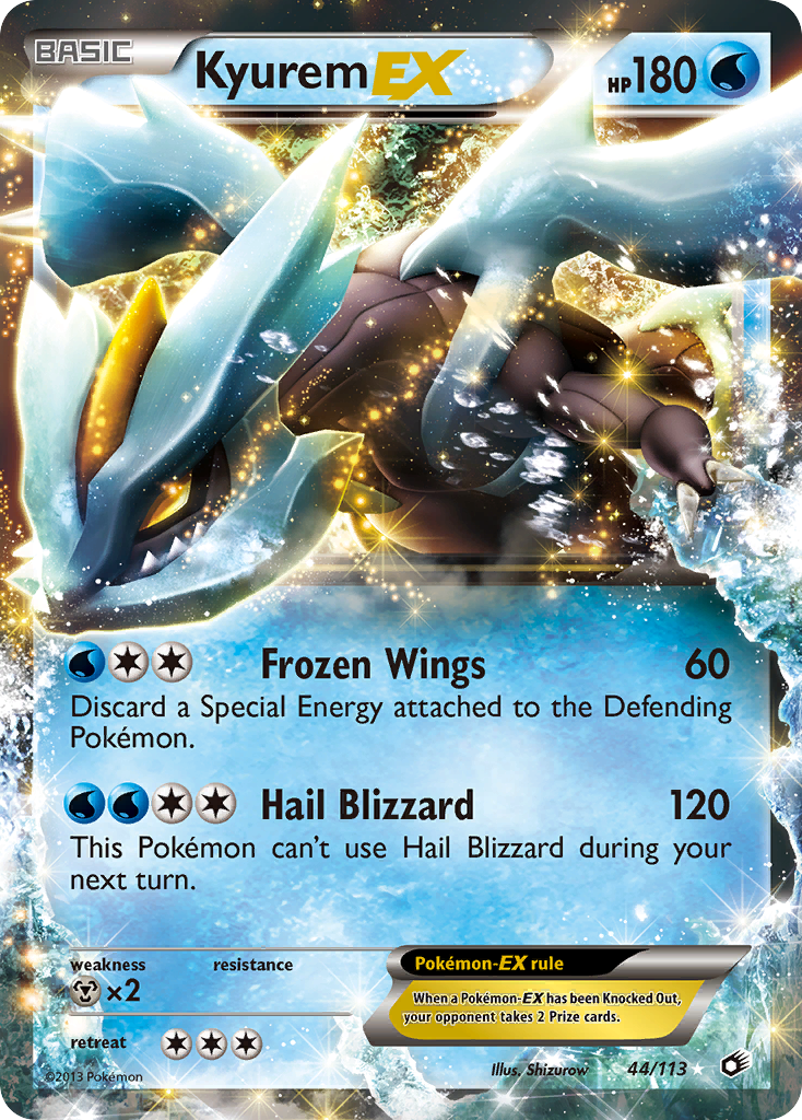 Kyurem EX (44/113) [Black & White: Legendary Treasures] | Devastation Store