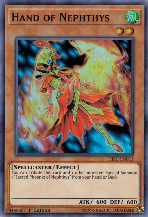 Hand of Nephthys [HISU-EN013] Super Rare | Devastation Store