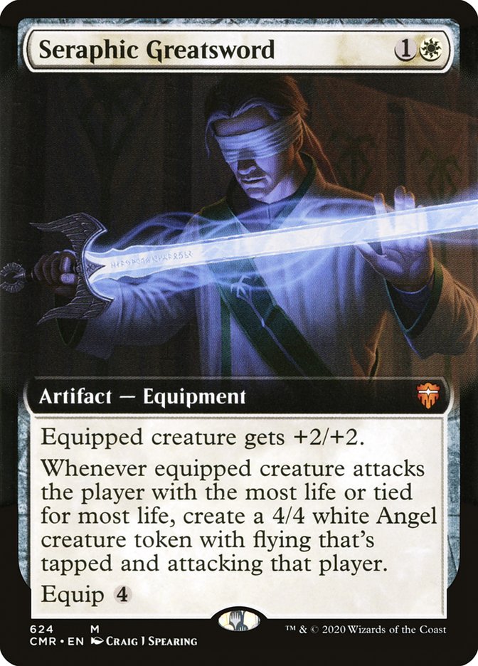 Seraphic Greatsword (Extended) [Commander Legends] | Devastation Store