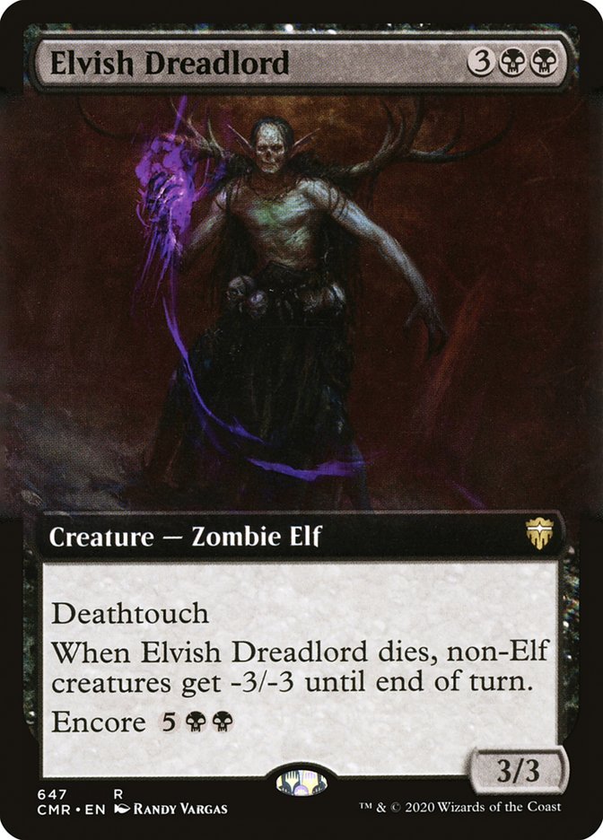 Elvish Dreadlord (Extended) [Commander Legends] | Devastation Store