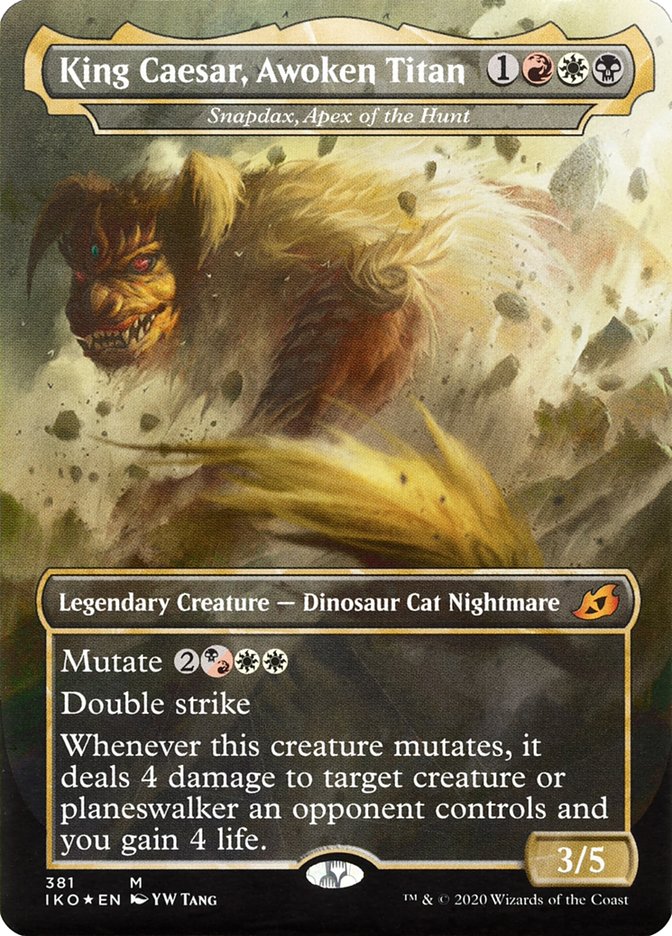 Snapdax, Apex of the Hunt - King Caesar, Awoken Titan (Godzilla Series) [Ikoria: Lair of Behemoths] | Devastation Store