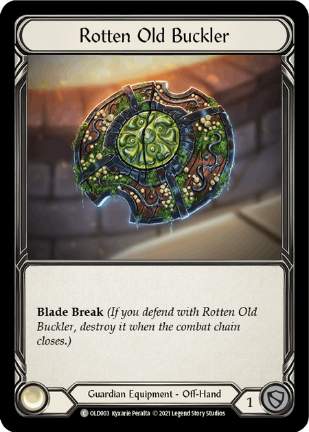 Rotten Old Buckler [OLD003] (Tales of Aria Oldhim Blitz Deck)  1st Edition Normal | Devastation Store