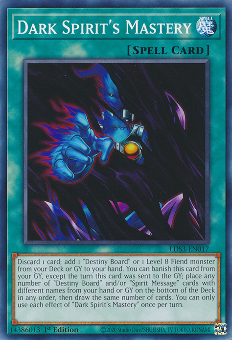 Dark Spirit's Mastery [LDS3-EN017] Common | Devastation Store