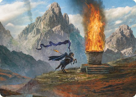 Call for Aid Art Card [The Lord of the Rings: Tales of Middle-earth Art Series] | Devastation Store