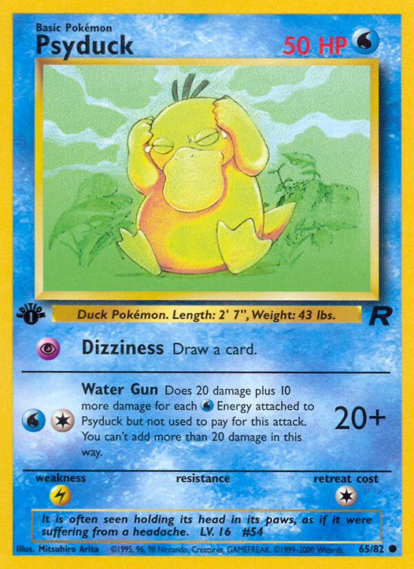 Psyduck (65/82) [Team Rocket 1st Edition] | Devastation Store