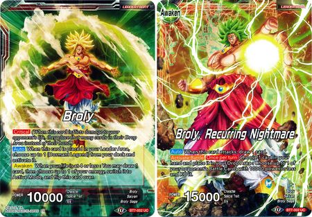 Broly // Broly, Recurring Nightmare [BT7-002] | Devastation Store