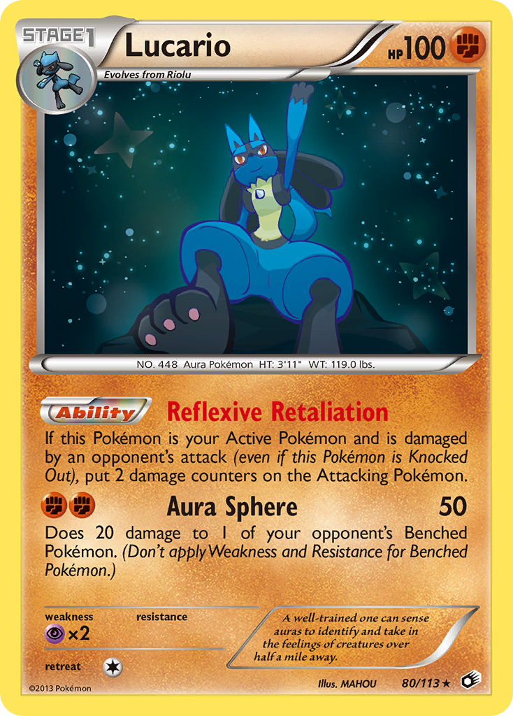 Lucario (80/113) [Black & White: Legendary Treasures] | Devastation Store