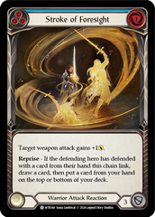 Stroke of Foresight (Blue) [WTR140] Unlimited Edition Rainbow Foil - Devastation Store | Devastation Store
