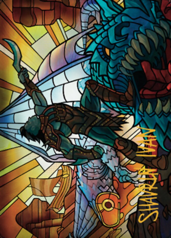 Astor, Bearer of Blades Art Card (Gold-Stamped Signature) [Dominaria United Art Series] | Devastation Store