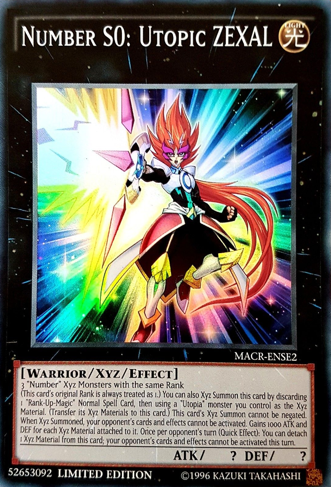 Number S0: Utopic ZEXAL [MACR-ENSE2] Super Rare | Devastation Store