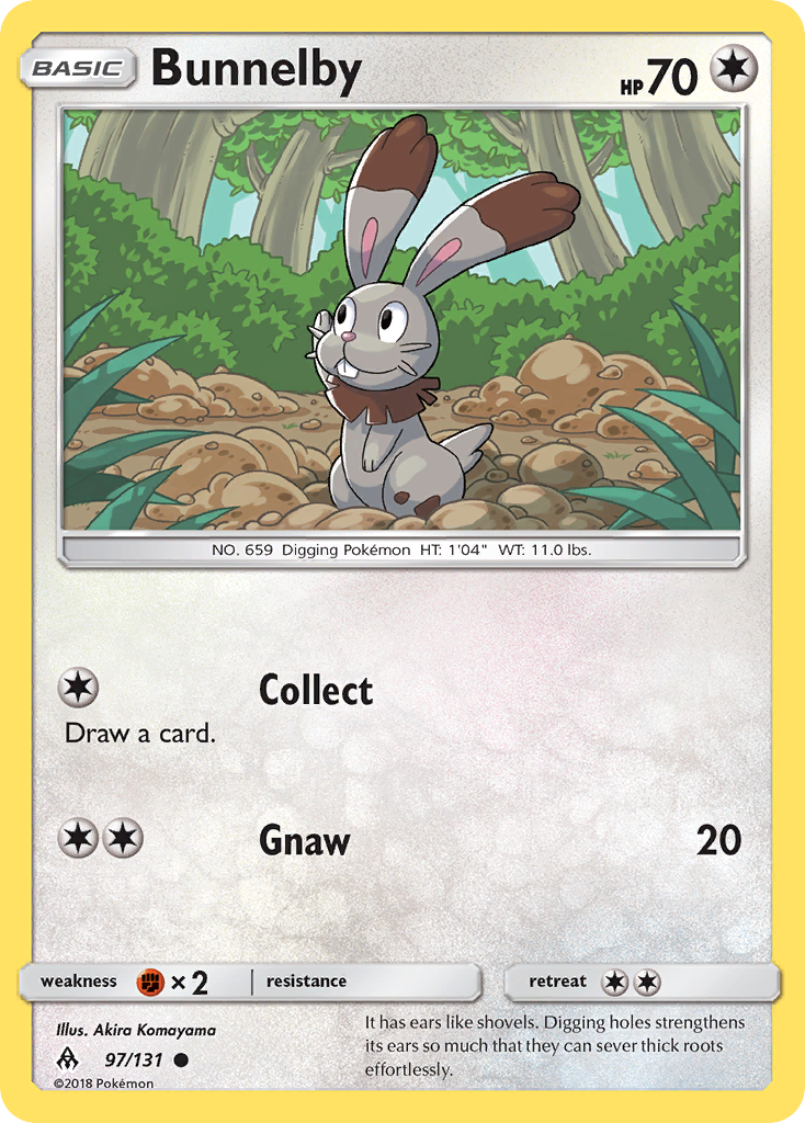 Bunnelby (97/131) [Sun & Moon: Forbidden Light] | Devastation Store