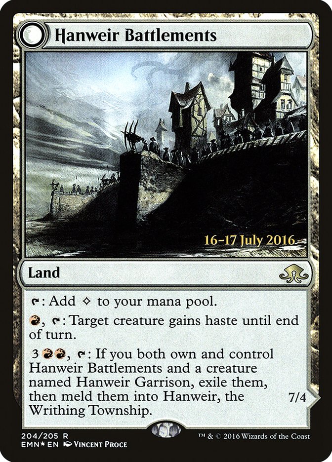 Hanweir Battlements  [Eldritch Moon Prerelease Promos] | Devastation Store