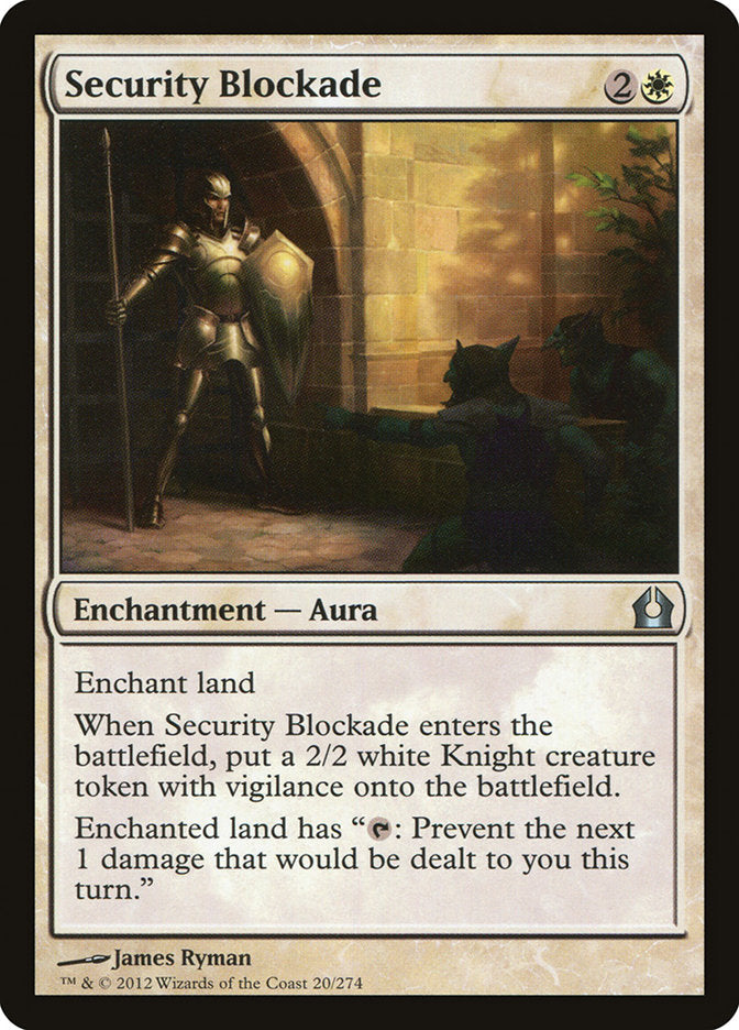Security Blockade [Return to Ravnica] | Devastation Store