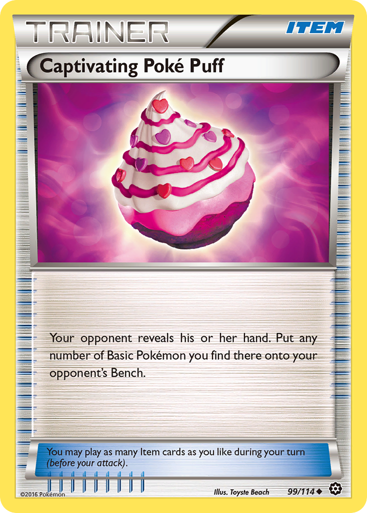 Captivating Poke Puff (99/114) [XY: Steam Siege] | Devastation Store