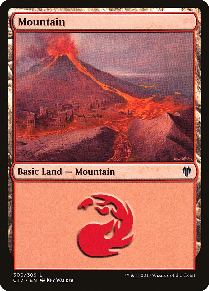 Mountain (306) [Commander 2017] | Devastation Store