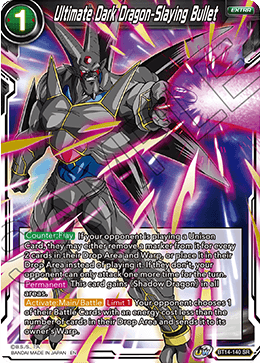 Ultimate Dark Dragon-Slaying Bullet (BT14-140) [Cross Spirits] | Devastation Store