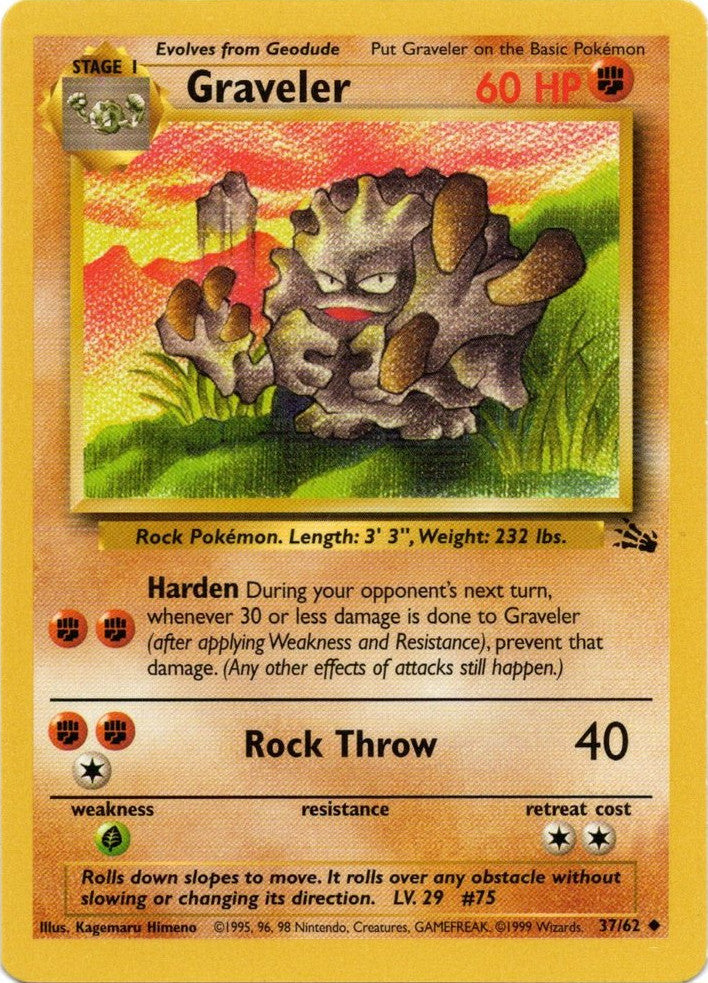 Graveler (37/62) [Fossil Unlimited] | Devastation Store