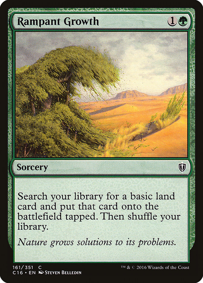 Rampant Growth [Commander 2016] | Devastation Store