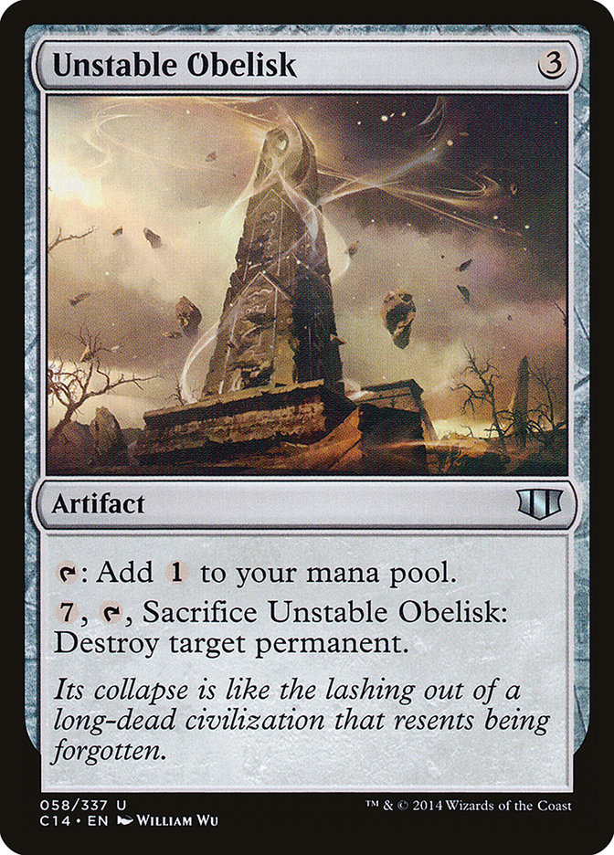 Unstable Obelisk [Commander 2014] | Devastation Store