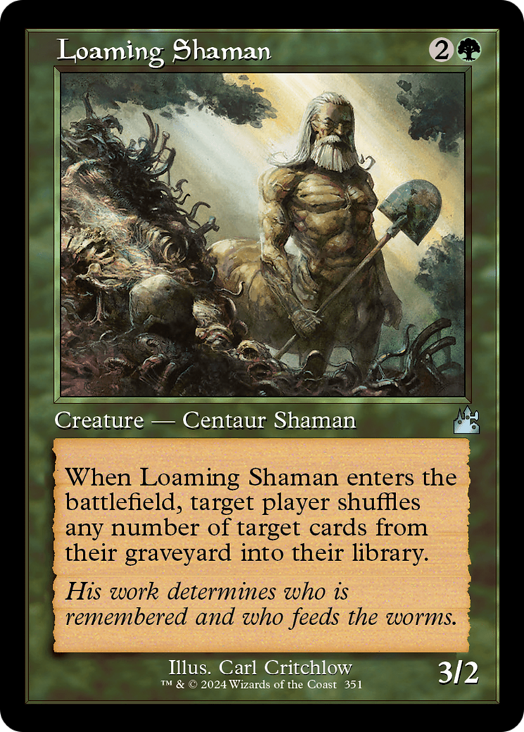 Loaming Shaman (Retro Frame) [Ravnica Remastered] | Devastation Store