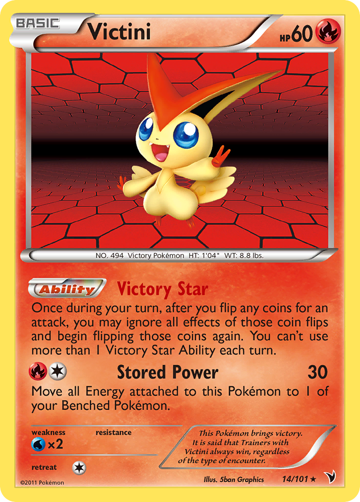 Victini (14/101) [Black & White: Noble Victories] | Devastation Store