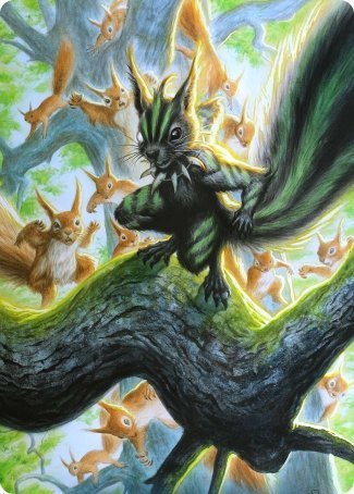 Chatterfang, Squirrel General Art Card (67) [Modern Horizons 2 Art Series] | Devastation Store