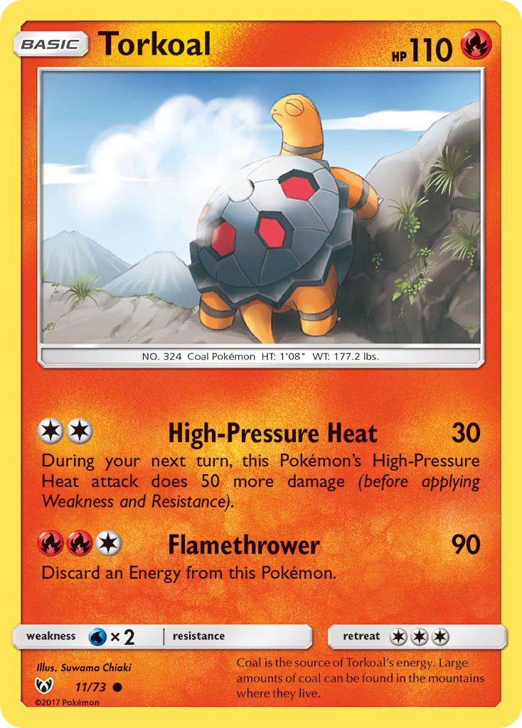 Torkoal (11/73) [Sun & Moon: Shining Legends] | Devastation Store