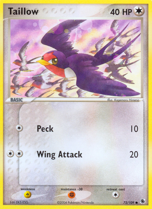 Taillow (72/109) [EX: Ruby & Sapphire] | Devastation Store