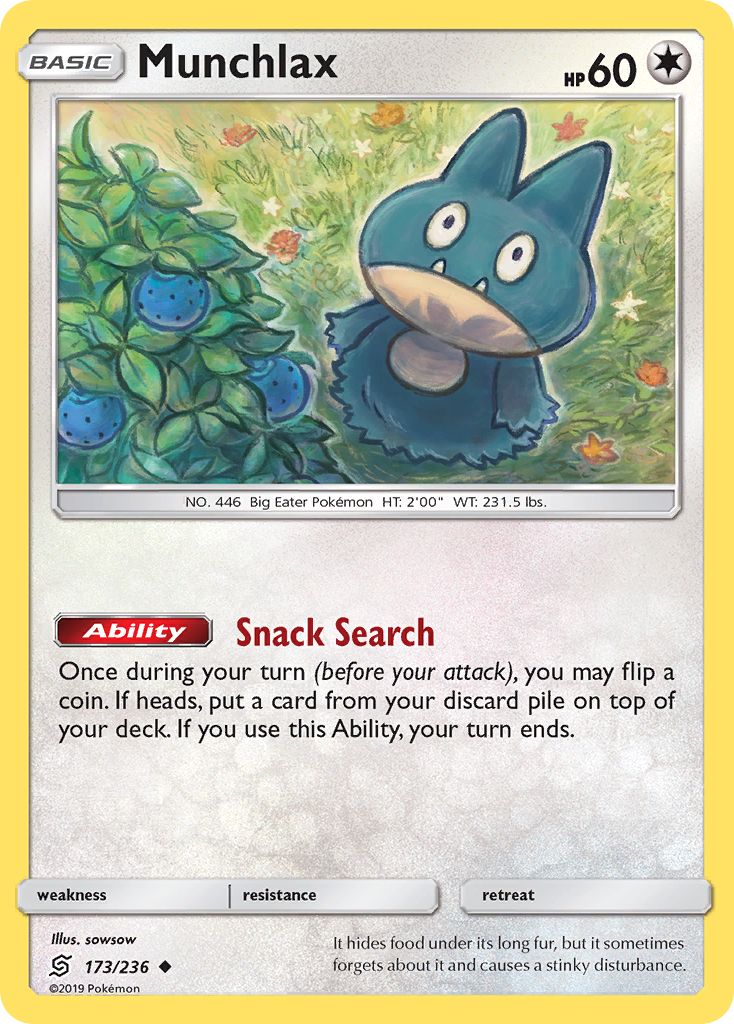 Munchlax (173/236) [Sun & Moon: Unified Minds] | Devastation Store