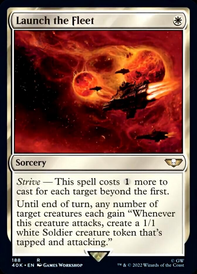 Launch the Fleet (Surge Foil) [Universes Beyond: Warhammer 40,000] | Devastation Store
