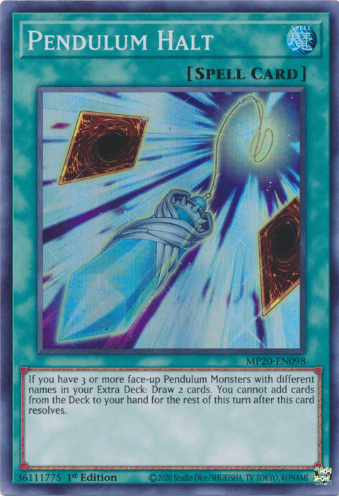 Pendulum Halt [MP20-EN098] Super Rare | Devastation Store