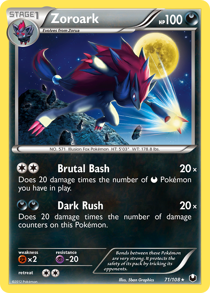 Zoroark (71/108) [Black & White: Dark Explorers] | Devastation Store