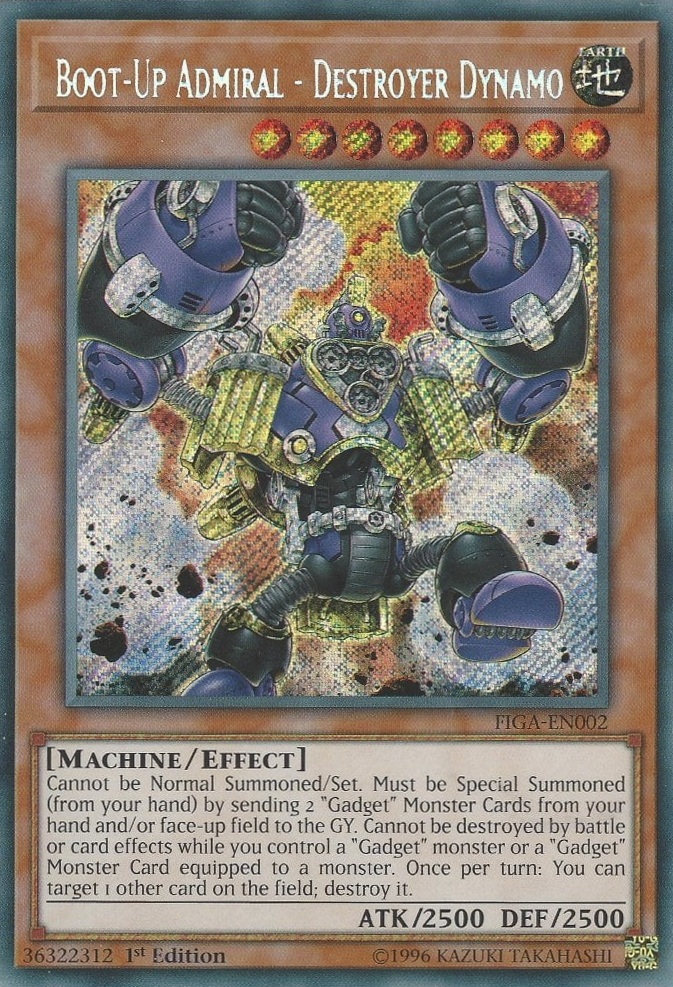 Boot-Up Admiral - Destroyer Dynamo [FIGA-EN002] Secret Rare | Devastation Store