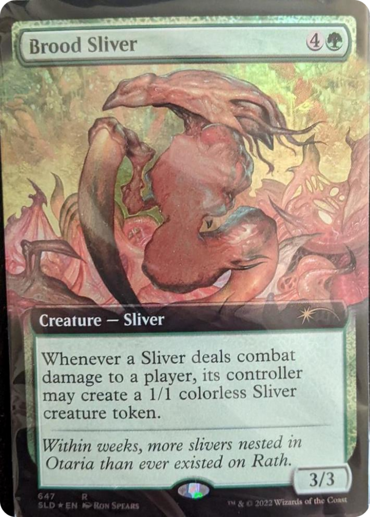 Brood Sliver (Extended Art) [Secret Lair Drop Promos] | Devastation Store