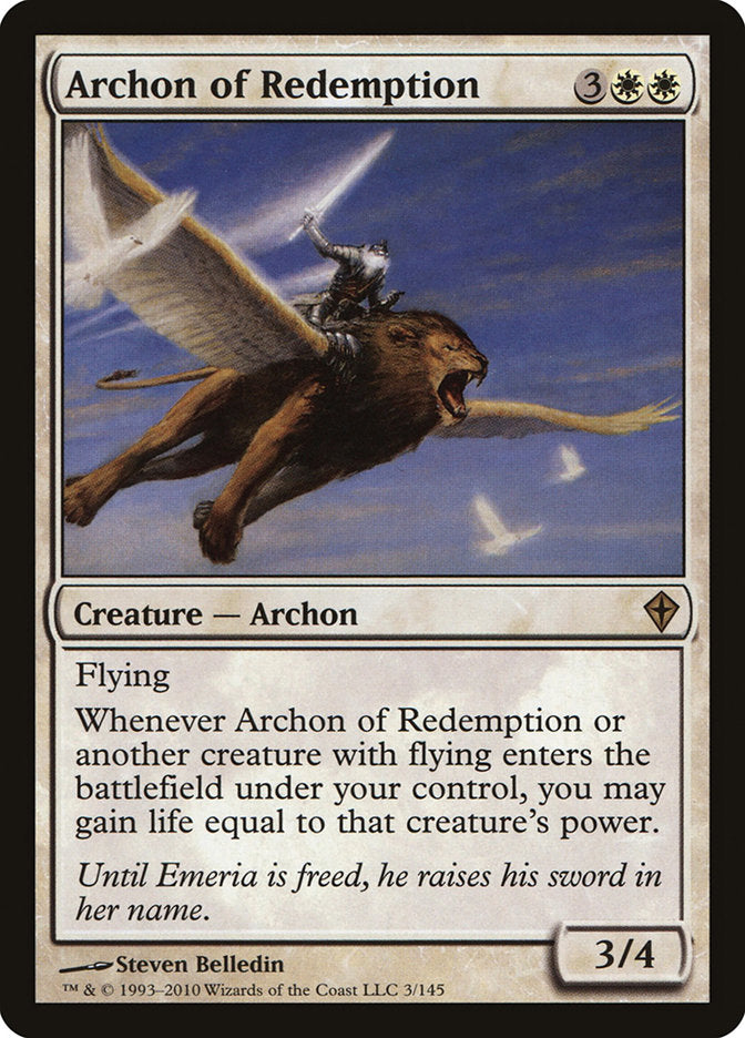 Archon of Redemption [Worldwake] - Devastation Store | Devastation Store