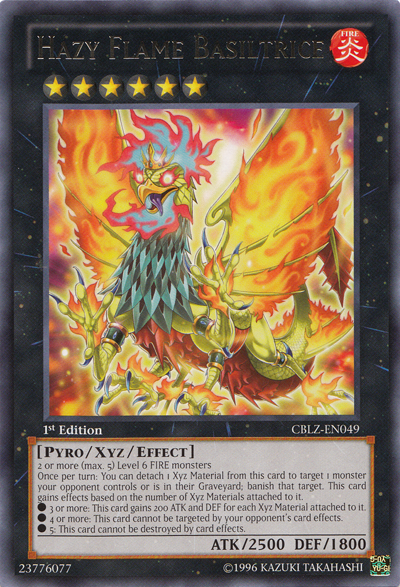 Hazy Flame Basiltrice [CBLZ-EN049] Rare | Devastation Store
