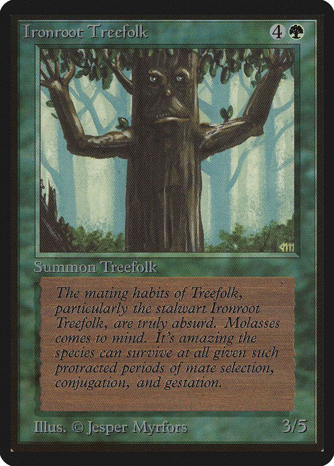 Ironroot Treefolk [Limited Edition Beta] - Devastation Store | Devastation Store