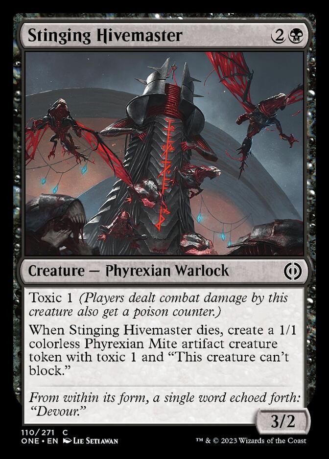 Stinging Hivemaster [Phyrexia: All Will Be One] | Devastation Store