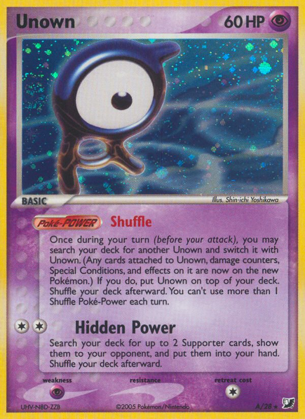 Unown (A/28) [EX: Unseen Forces] | Devastation Store