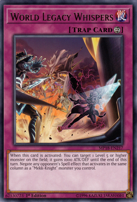 World Legacy Whispers [MP18-EN217] Rare | Devastation Store