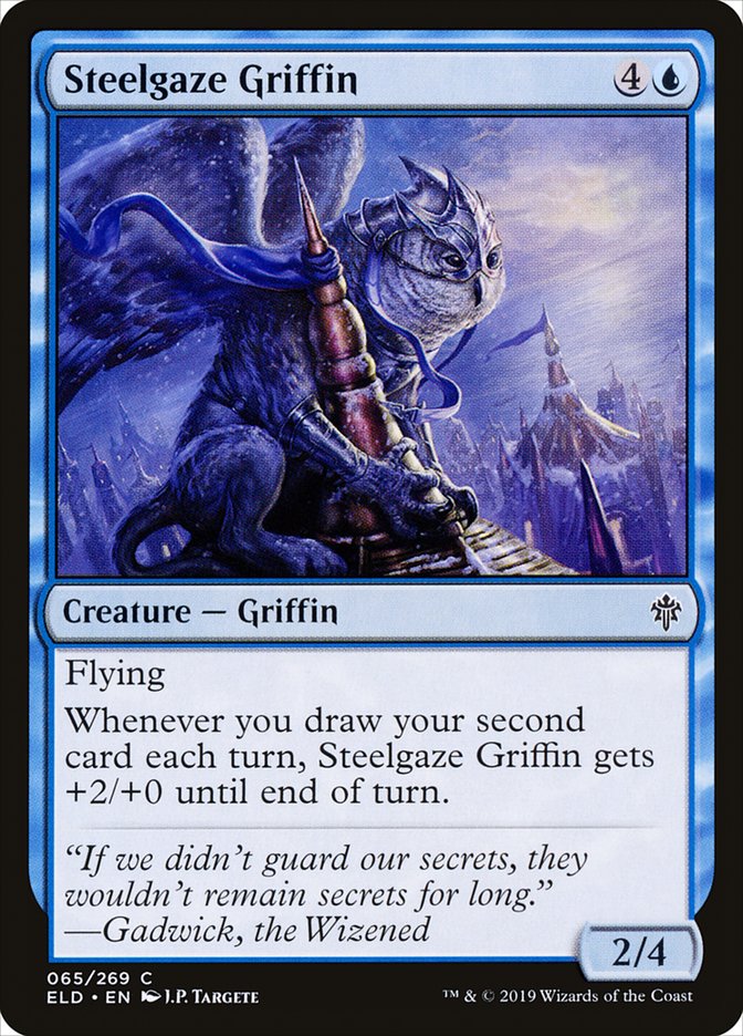 Steelgaze Griffin [Throne of Eldraine] | Devastation Store