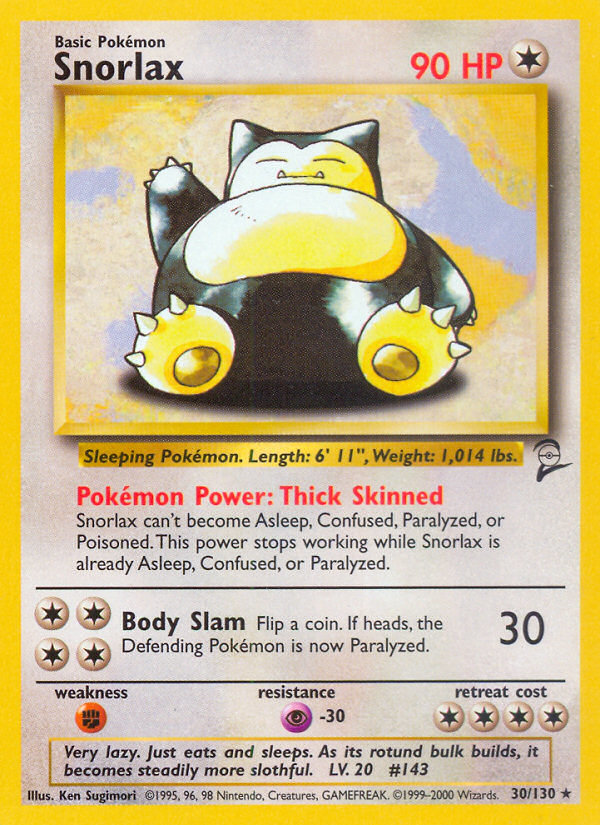 Snorlax (30/130) [Base Set 2] | Devastation Store