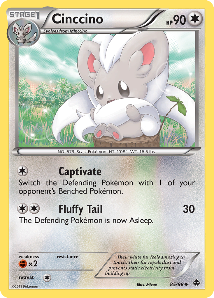 Cinccino (85/98) [Black & White: Emerging Powers] | Devastation Store