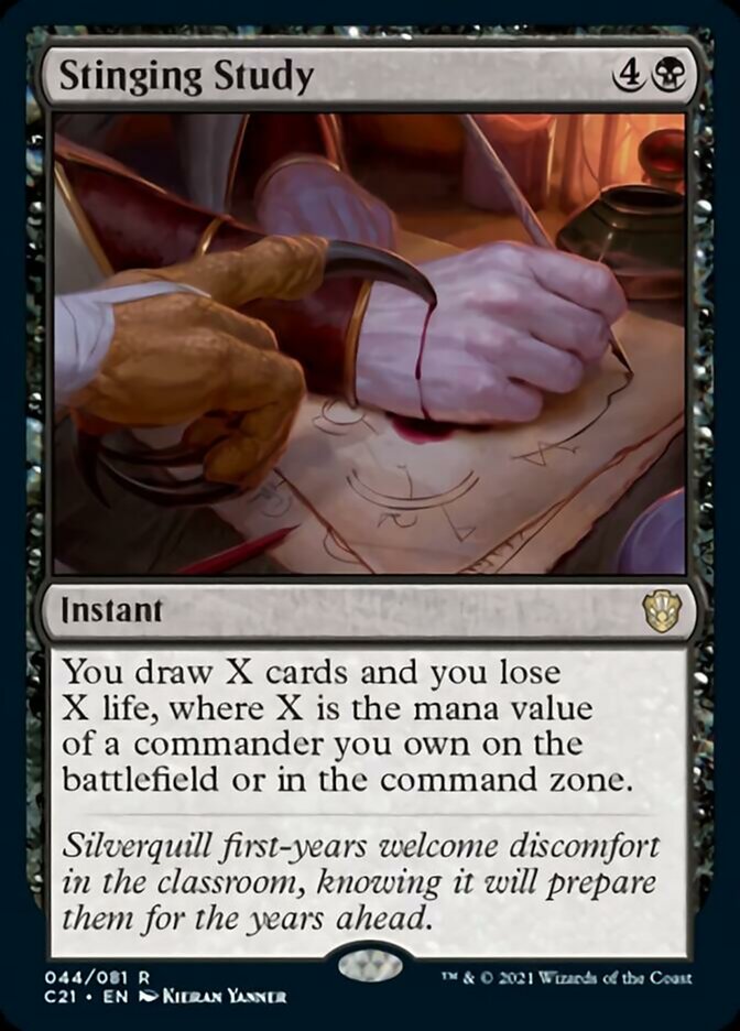 Stinging Study [Commander 2021] | Devastation Store