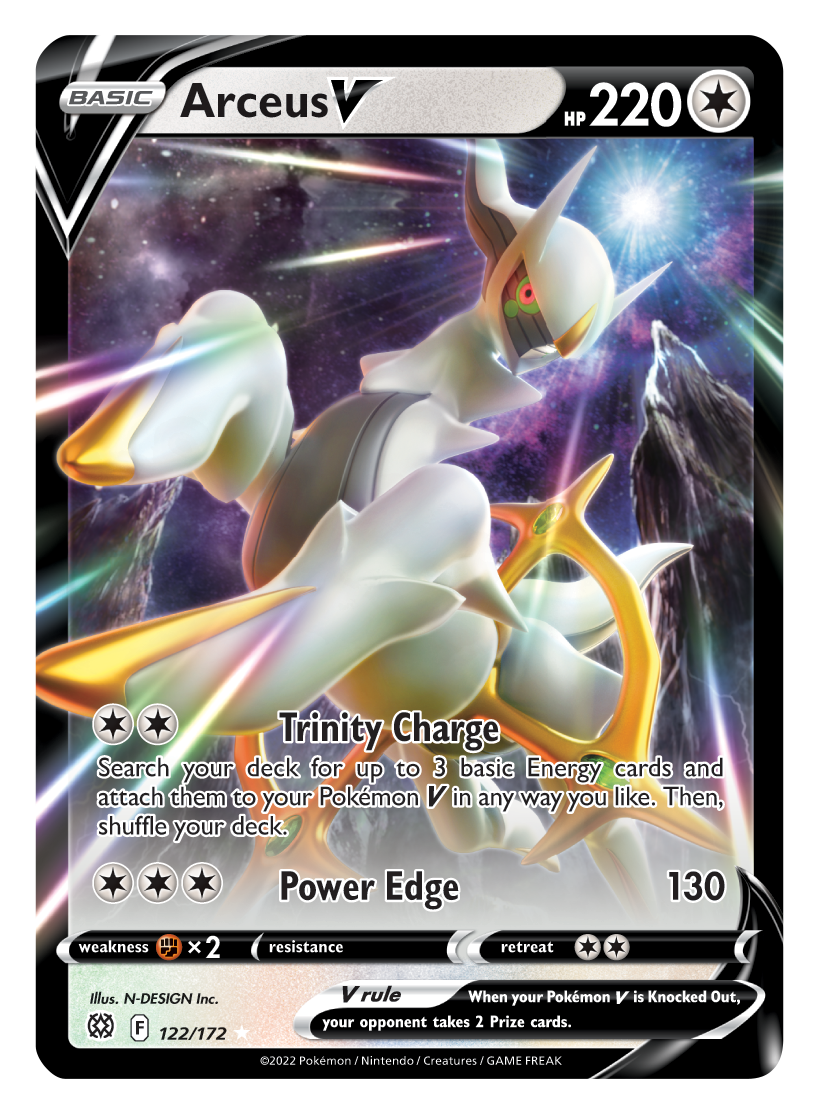 Arceus V (122/172) [Sword & Shield: Brilliant Stars] | Devastation Store