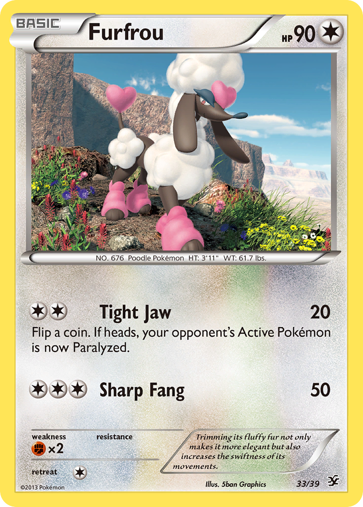 Furfrou (33/39) [XY: Kalos Starter Set] | Devastation Store