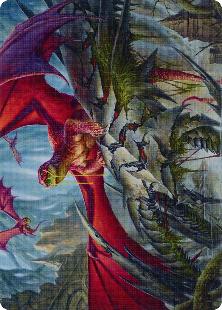 Hoarding Broodlord Art Card [March of the Machine Art Series] | Devastation Store