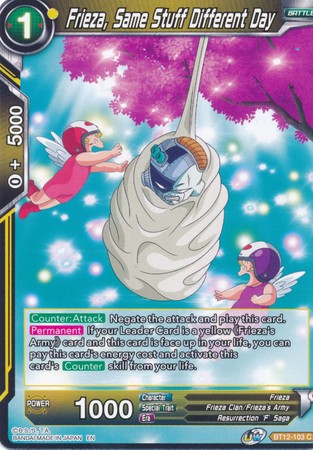 Frieza, Same Stuff Different Day [BT12-103] | Devastation Store