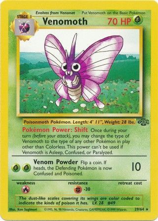 Venomoth (29/64) [Jungle Unlimited] | Devastation Store