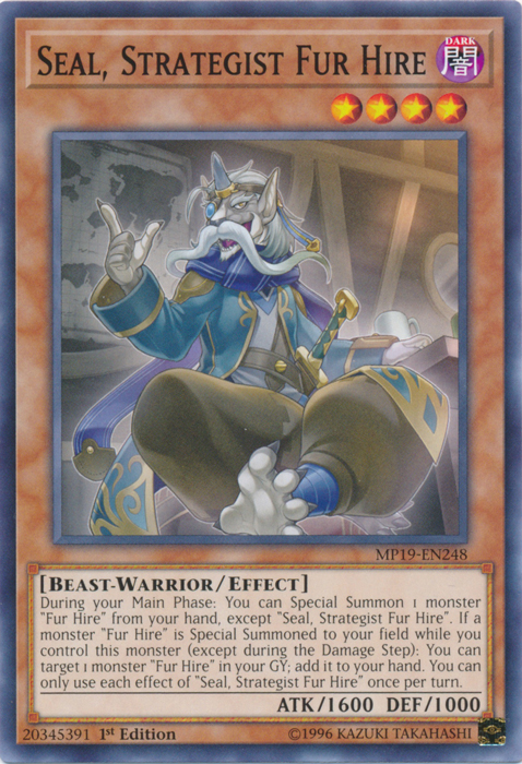 Seal, Strategist Fur Hire [MP19-EN248] Common | Devastation Store